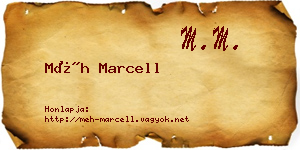 Méh Marcell névjegykártya